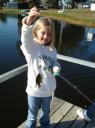 Carley’s first fish in 2008