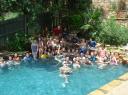 Faith Builders team picture at the Clifton’s pool